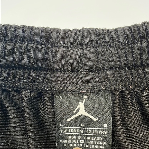 Kids Black Joggers with Neon Green Accents - Picture 3 of 3